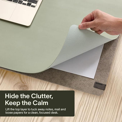 Nordik Felt and Leather Desk Mat - Image 2