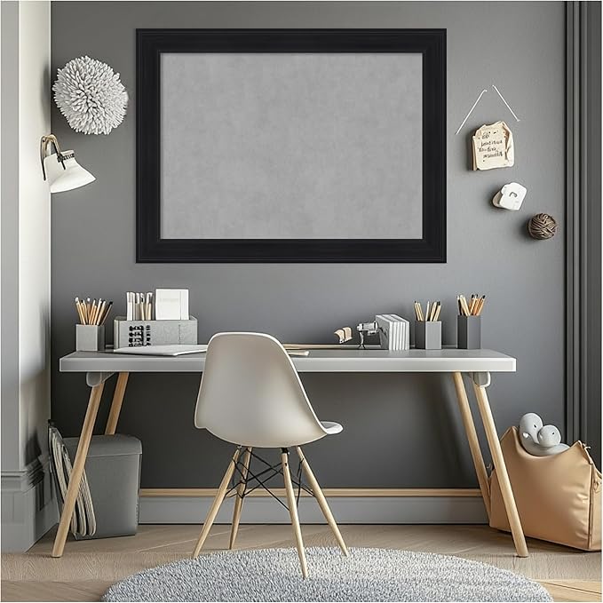 Amanti Art Black Framed Magnetic Board 25x33 Medium Vision Board - Image 7