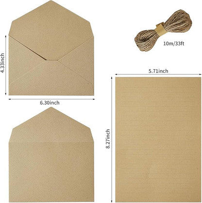 Tuhangcc Stationery Writing Paper and Envelopes Set - Image 2