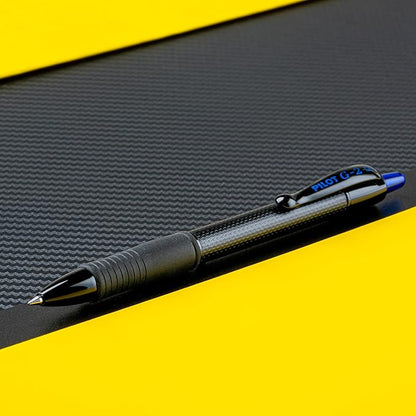 PILOT G2 Edge Blue Premium Gel Roller Pens, 0.7 mm Fine Point Pens, Sensory - Image 3