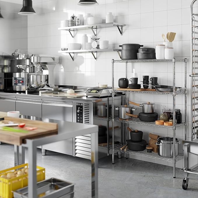 Regal Altair 14" Deep x 36" Wide x 54" Height Wire Shelving Kit | 4-Tier | NSF - Image 5