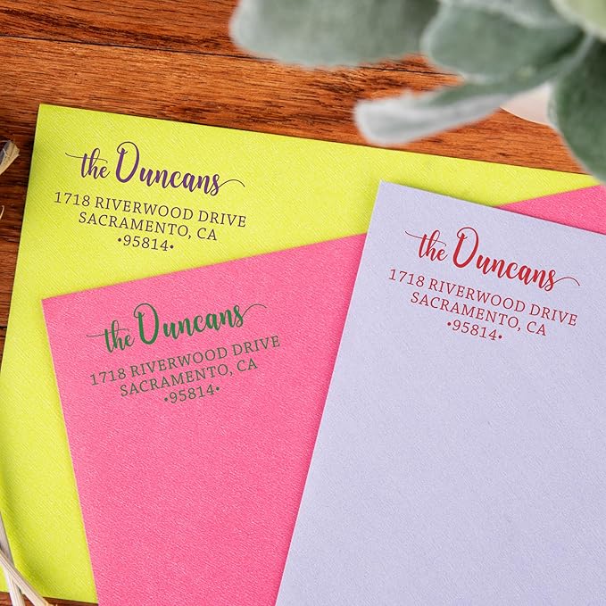 The Duncans Personalized Self-Inking Address Stamp | Envelope Return Address - Image 6