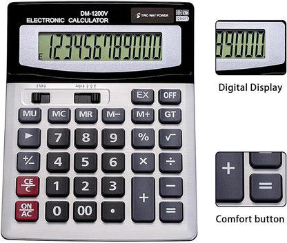 YEBMoo 12 Digit Desktop Calculator - Image 5