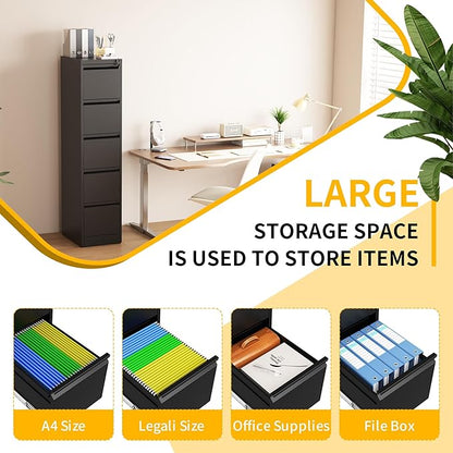 Reegangfa 5 Drawer File Cabinet - Image 4