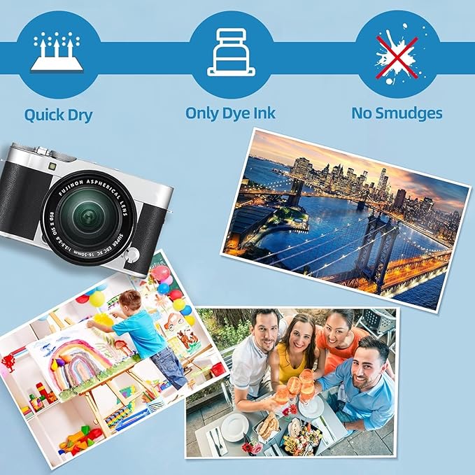 ZHADDLI Inkjet Glossy Photo Paper, 8.5X11 Inches, Compatible - Image 3