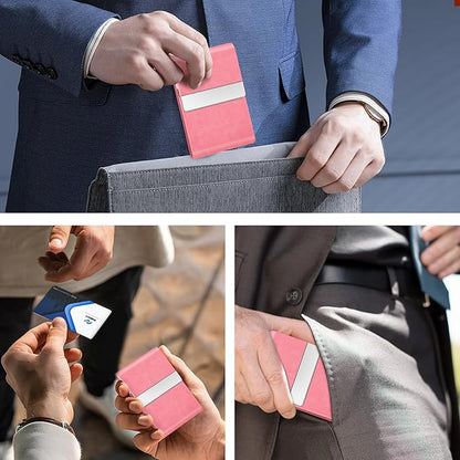 Business Card Holder for Women or Men, Business Card Case - Image 6