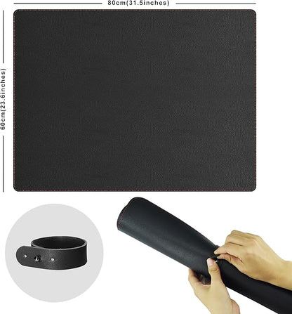 ZORESYN Leather Desk Mat 31.5 x 23.6 Inch - Image 2