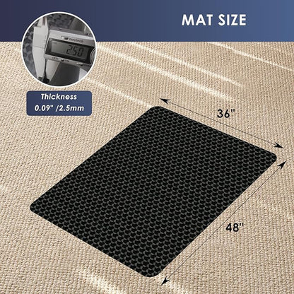 Vicwe Office Chair Mat for Carpet, Heavy Duty Chair Mat - Image 7