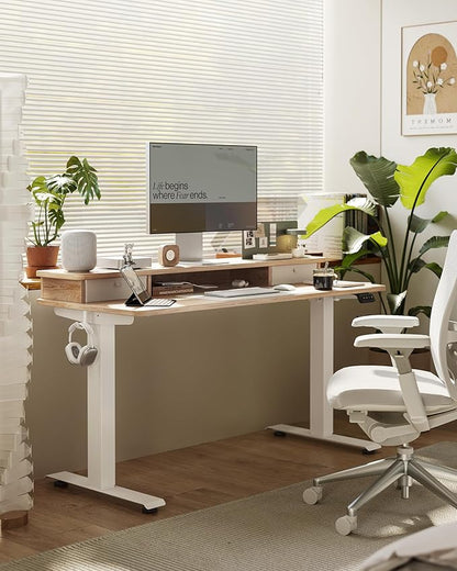 FEZIBO 60 x 24 Inch Height Adjustable Electric Standing Desk - Image 3