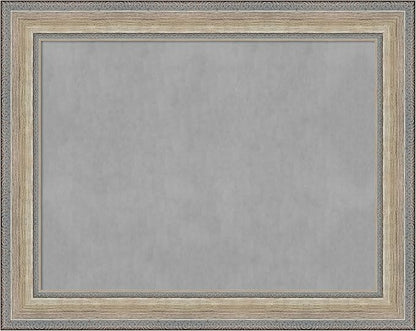 Amanti Art Silver Framed Magnetic Board 23x29 Medium Vision Board by AmantiArt