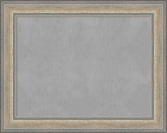 Amanti Art Silver Framed Magnetic Board 23x29 Medium Vision Board by AmantiArt