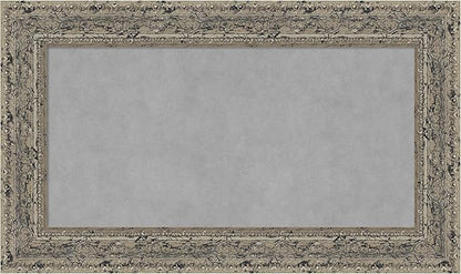 Amanti Art Silver Framed Magnetic Board 17x29 Small Vision Board by AmantiArt