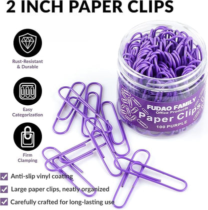 Jumbo Paper Clips, 2 Inch Large Paper Clip - Image 4