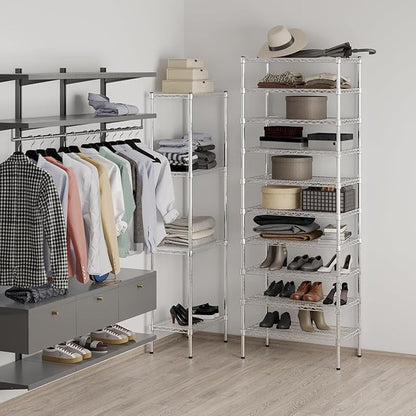 Regal Altair 18" Deep x 30" Wide x 86" Height Wire Shelving Kit | 10-Tier | NSF - Image 5