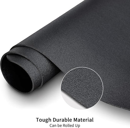 KINGFOM Desk Pad Office Desktop Protecter, PU Leather Desk Mat Blotters - Image 3