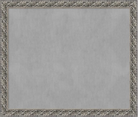 Amanti Art Silver Framed Magnetic Board 46x54 Oversize Vision Board by AmantiArt