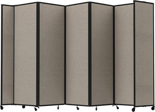 Versare Room Divider 360 Portable Wall Partition | Folding Panels | Large by VERSARE