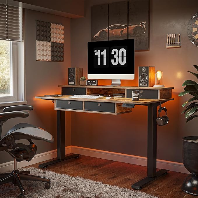 FEZIBO 48'' x 24'' Electric Standing Desk - Image 2