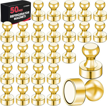 LOVIMAG Fridge Magnets 50Pcs Refrigerator Whiteboard Small Strong Magnet by LOVIMAG