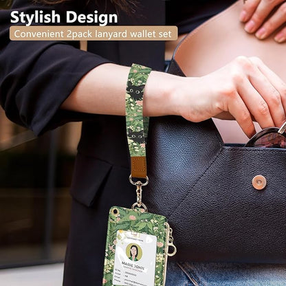 bolimoss Black Cat Lanyard Wallet - Image 3