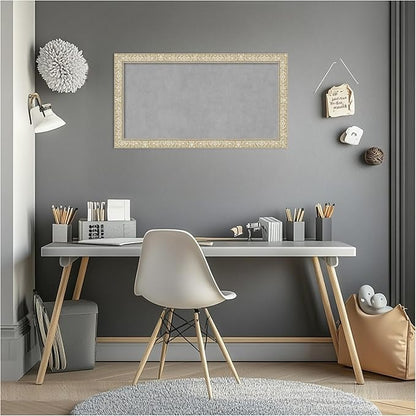 Amanti Art Silver Framed Magnetic Board 14x26 Small Vision Board - Image 7
