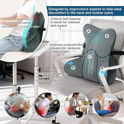 Ailuteie Lumbar Support Pillow for Lower Back Pain Relief – Multi-Functional - Image 4