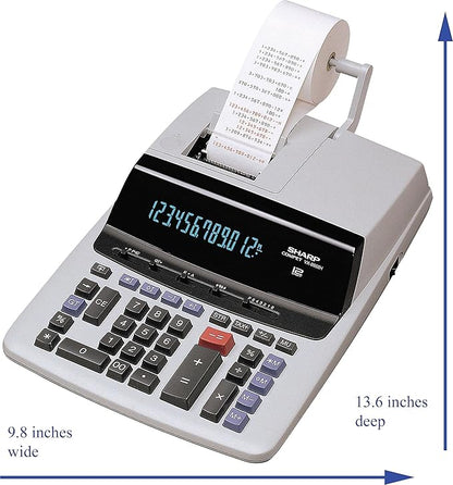 Sharp VX2652H VX2652H Two-Color Printing Calculator Black/Red Print 4.8 - Image 4