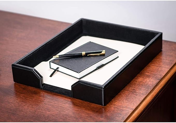 Dacasso Bonded Set Luxury Leather Desk Pad & Desk Organization Essentials - Image 8