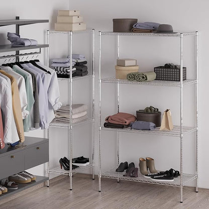 Regal Altair 21" Deep x 42" Wide x 74" Height Wire Shelving Kit | 4-Tier | NSF - Image 2