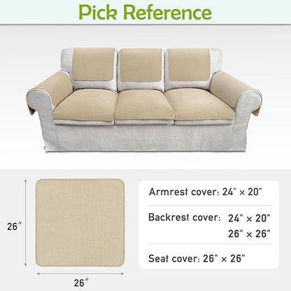 Couch Arm Covers, Waterproof Armrest Cover - Image 6
