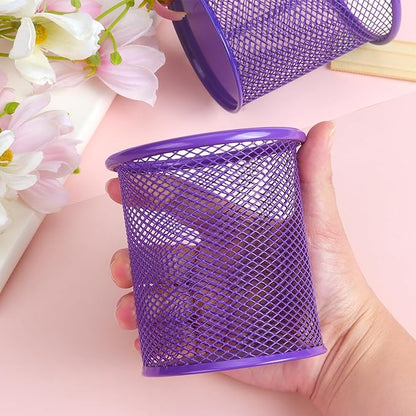 Tamaki Pen Holder Cup for Desk, Desk Organizer Wire Mesh Pencil Cup Holder for - Image 5