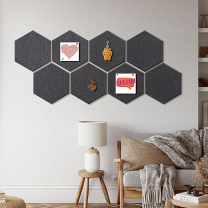 12'' Large Hexagon Cork-Bulletin Boards - Image 8