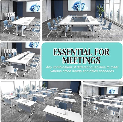 Conference Table, 55.1''Folding Conference Room Table - Image 7
