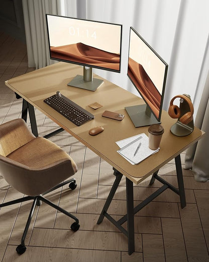 YSAGi Leather Desk Protector, Office Mat, Large Mouse Mat, Non-Slip PU Leather - Image 2