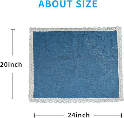 MINJIATEX Couch arm Covers, Non-Slip lace Sofa arm Cover Set of 2 Washable Sofa - Image 7