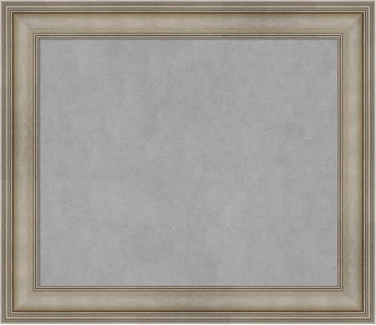 Amanti Art Silver Framed Magnetic Board 25x29 Medium Vision Board by AmantiArt