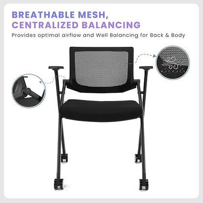 30 Pack Stackable Conference Room Chairs - Image 4