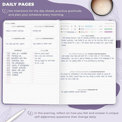 Clever Fox Self-Care Journal – Daily Reflection Notebook – Mental Health & - Image 4