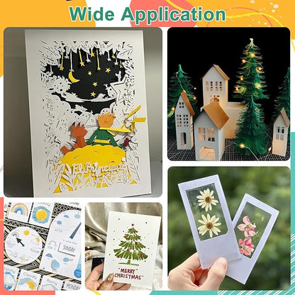 OcePor 50 Sheets White Cardstock Paper, Colored Printer Paper 8.5 x 11 - Image 7