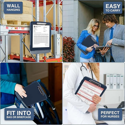 Sooez Clipboard with Storage, High Capacity Nursing Clip Board 8.5 x 11 with - Image 7
