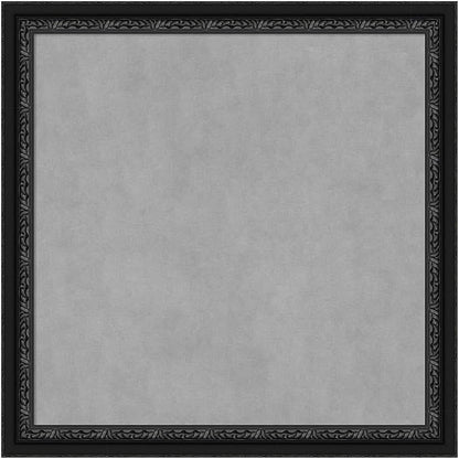 Amanti Art Black Framed Magnetic Board 28x28 Medium Vision Board by AmantiArt