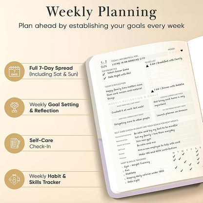 Mantra Planner 2026 Planner, Daily Journal & Gratitude Journal All-In-One - Image 5