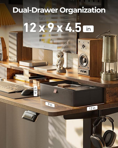 FEZIBO 55'' x 24'' Height Adjustable Electric Standing Desk - Image 8