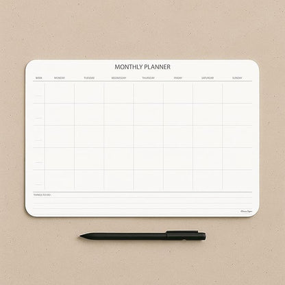 Undated Monthly Planner Notepad, Desk Calendar - Image 3