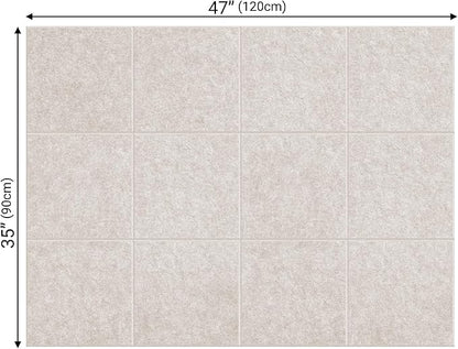 AKTOP Cork Board Bulletin Board 47"x35", 12 Pack Removable Felt Cork Board Tiles - Image 4