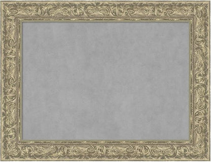 Amanti Art Silver Framed Magnetic Board 27x35 Medium Vision Board by AmantiArt