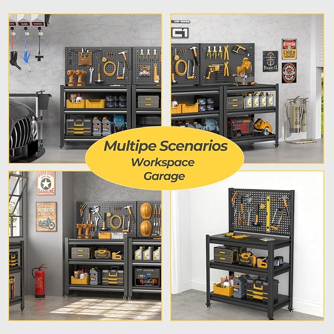 PLMFJQK 2 Sets Storage Shelves - Image 6