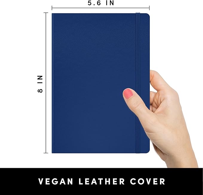 PAPERAGE Blank Journal Notebook, 160 Pages, Medium 5.6 in x 8 in - Image 2