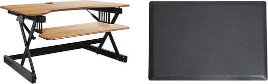 Rocelco 32" Height Adjustable Standing Desk Converter BUNDLE by Rocelco