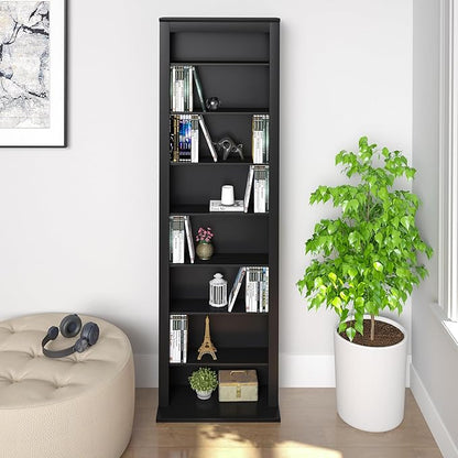 Prepac Narrow Cabinet Media Storage, Slim Barrister Tower - Image 5
